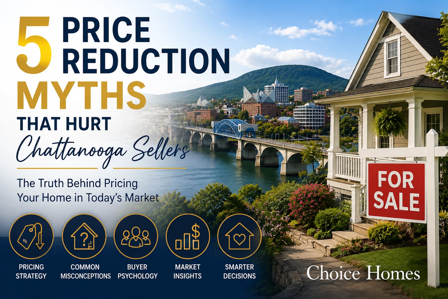 5 Price Reduction Myths That Hurt Chattanooga Sellers